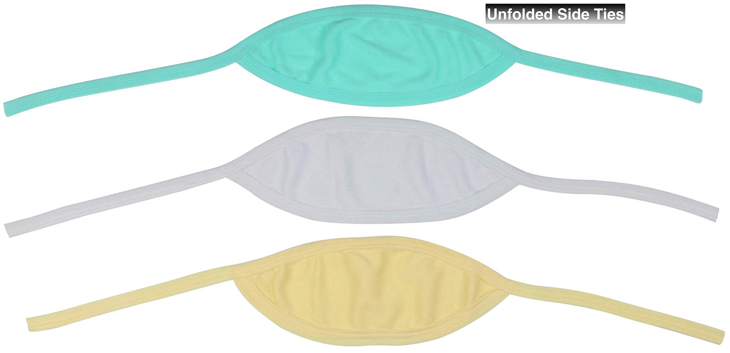 Tobeinstyle Babies' 3 Pack Comfortable Newborn Baby Belly Binder - Pastel - One Size