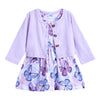 Hopscotch Girls Sleeveless Lavender 2Pc Flutter Wings Dress & Jacket (69 Months)