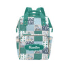 Noverbibi Dragon Green Personalized Diaper Bag with Custom Name - Custom Baby Tote Backpack for Mom, Unique Gift for New Parents