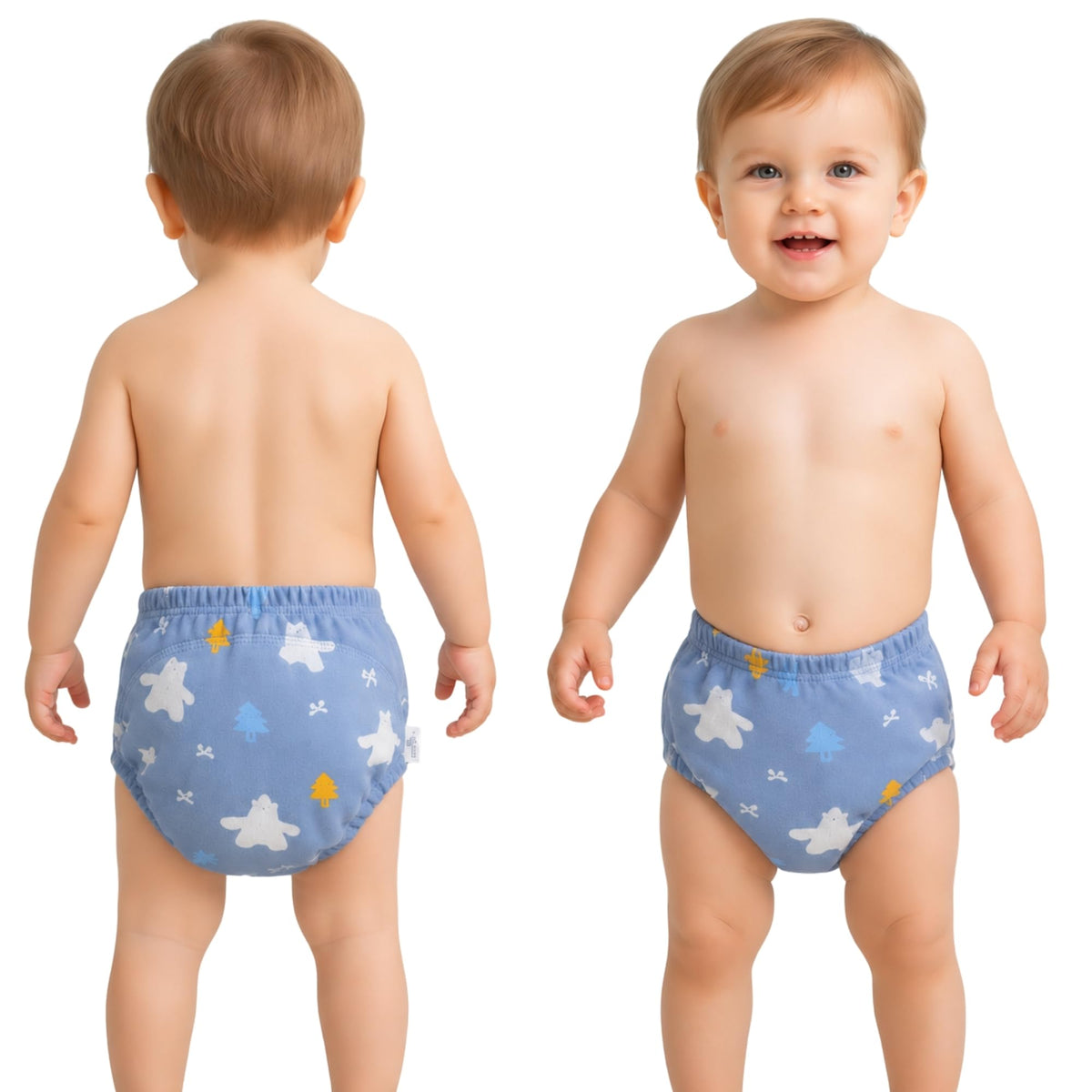 Bembika Baby Training Pants For Toddlers & Babies Reusable Potty Training Pants Soft Cotton Cloth Underwear Washable Training Pa