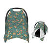 Muishi Kawaii Fox and Acorns Baby Car Seat Canopy Nursing Cover for Newborn Car Seat Breastfeeding Covers Blanket Newborn Shower