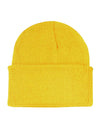 Century Star Beanie For Men Women Black Beanie Hat Soft Winter Beanies Cuff Beanie Skull Caps Knit Hats 01 Yellow One Size