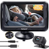 Rohent Baby Car Camera Hd 1080P For Backseat: Usb Plug And Play Easy To Install - Carseat Camera Rear Facing Infant Crystal Nigh
