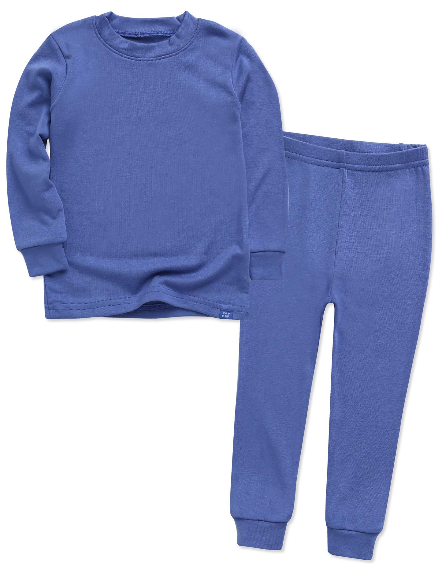 Vaenait Baby Kids Long Sleeve Modal Sleepwear Pajamas 2Pcs Set Modal Darkblue S