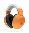 Lucid Audio Hearmuffs Kids Hearing Protection Orange/White (Over-The-Ear Sound Protection Ear Muffs Ages 5+)