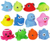 Click N Play Assorted Colorful Bath Squirters for 6 months to 999 months (12 Pack)