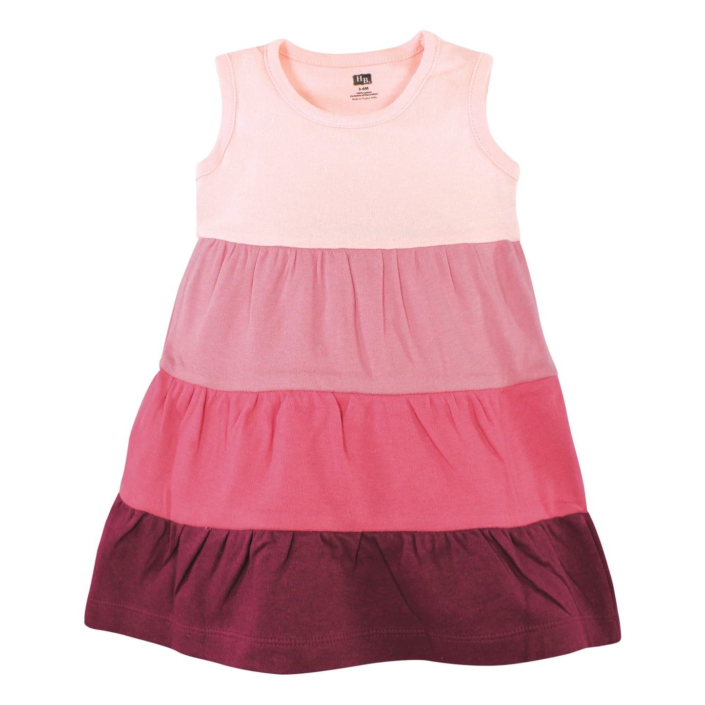 Hudson Baby Baby Girls Hudson Cotton Dresses, Blush Rose Leopard, 0-3 Months Casual Dress, Blush Rose Leopard, 3 Months Us