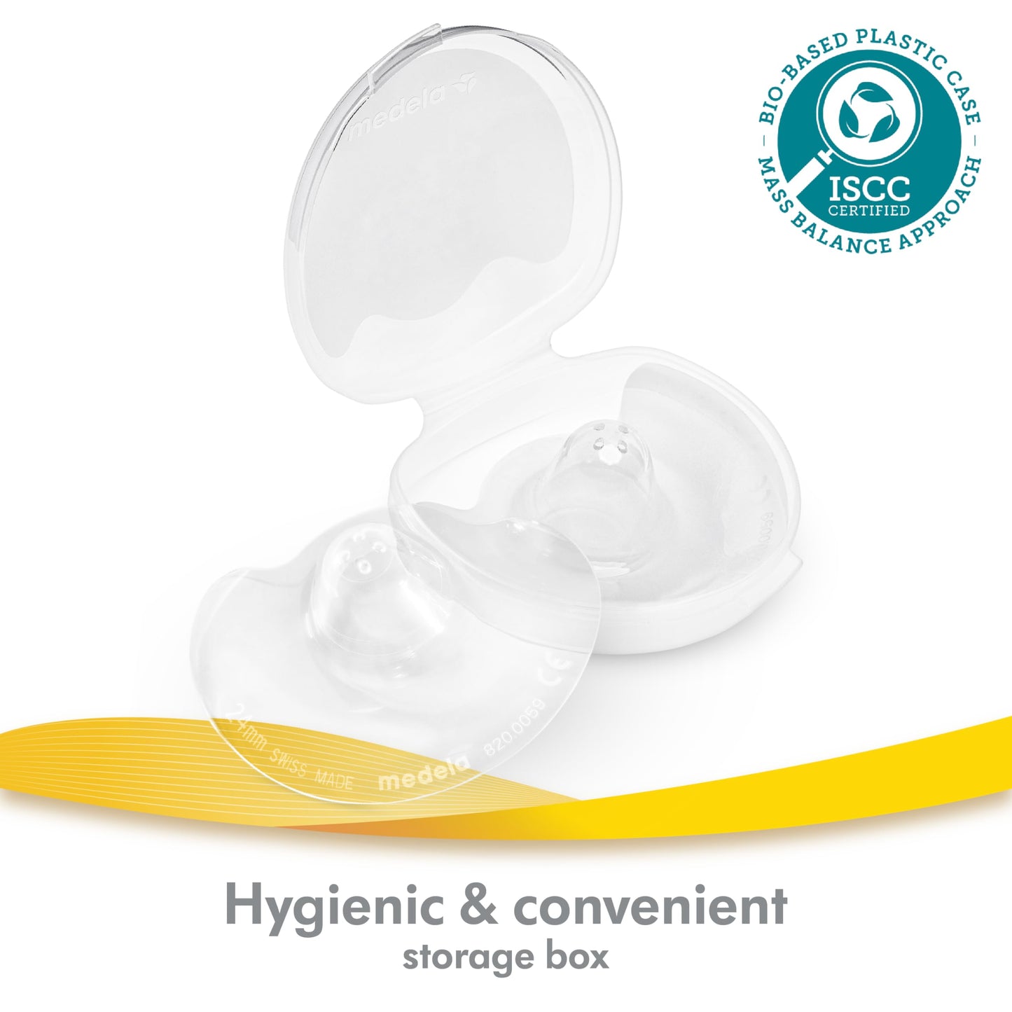 Medela Contact Nipple Shields - Bpa Free, Made From Ultra-Thin Soft Silicone, Includes 2 Shields And Case, 20 Mm, Medium