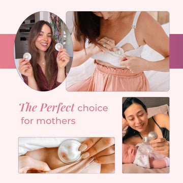 Silverette The Original Silver Nursing Cups, Nipple Covers For Breastfeeding Essentials, Pure 925 Silver Nipple Shields For Brea