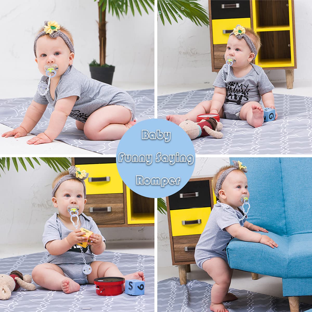 Funnycokid Baby Boys Girls Clothes Bodysuit Newborn Stuff Gender Neutral Announcement Romper This Is My Workin In The Garage Wit