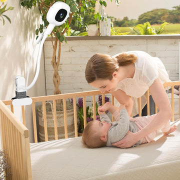 Baby Monitor Clip Charger Mount For Nanit Pro Baby Monitor With Type-C Charging Port Connector Mount And 10Ft Power Cable,Travel