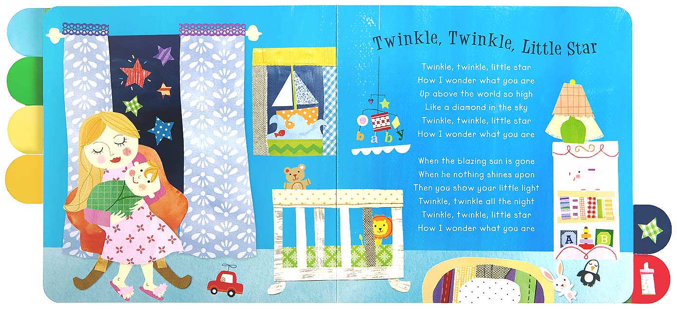C.R. Gibson Sing to Me Lullaby Book for Babies, 10 x 8.7 x 0.5 inches, 1 piece