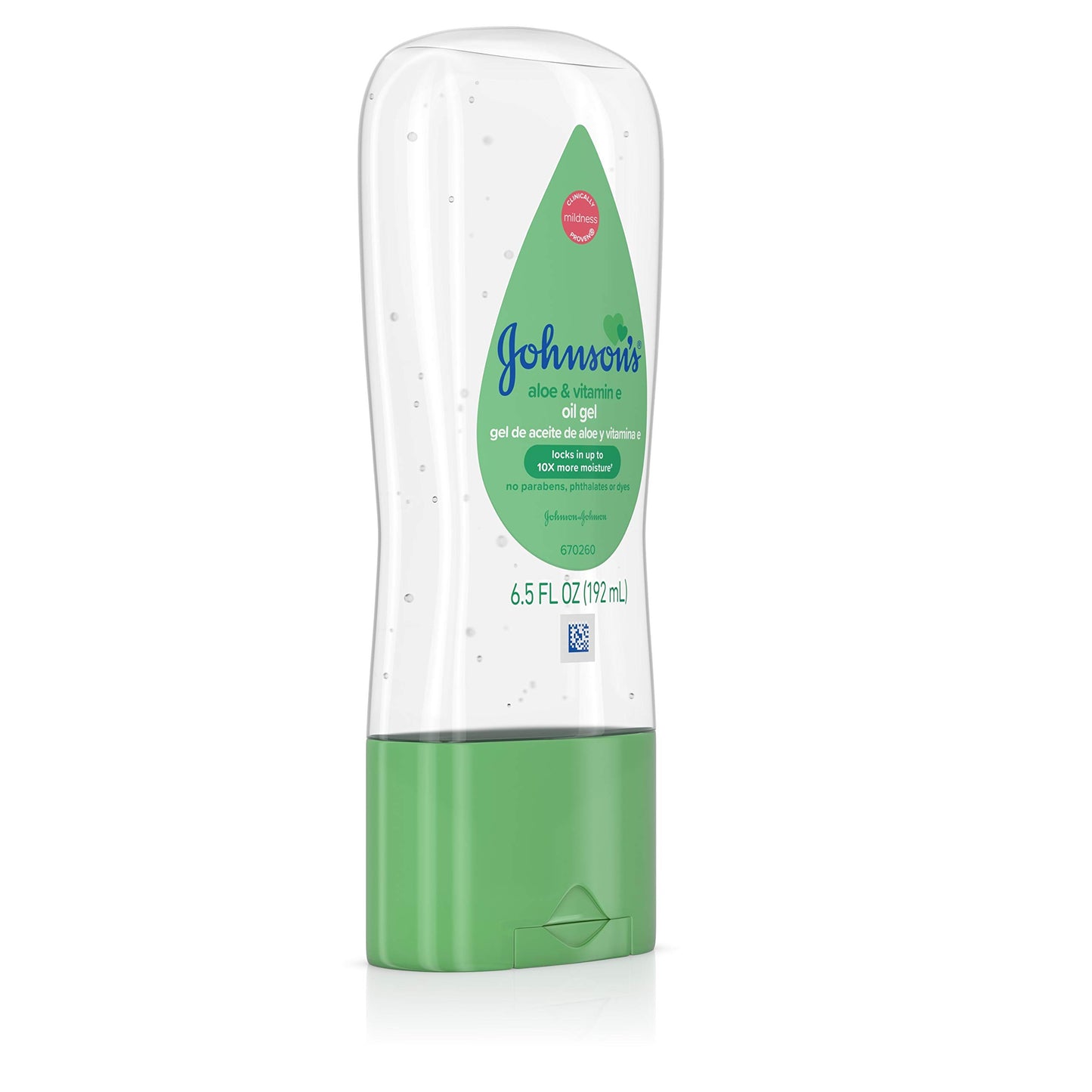 Johnson'S Baby Oil Gel, Aloe & Vitamin E, 6.5 Ounce