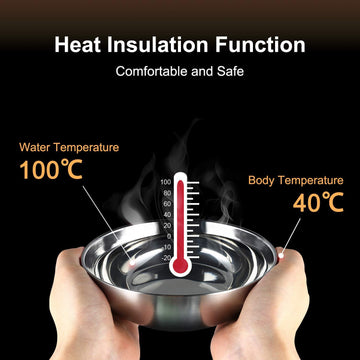 Stainless Steel Bowls, Sus304 18/8 Stainless Steel Food Grade Toddler Bowls Set, 4 Pack Stainless Steel Mixing Bowls, Non Toxic