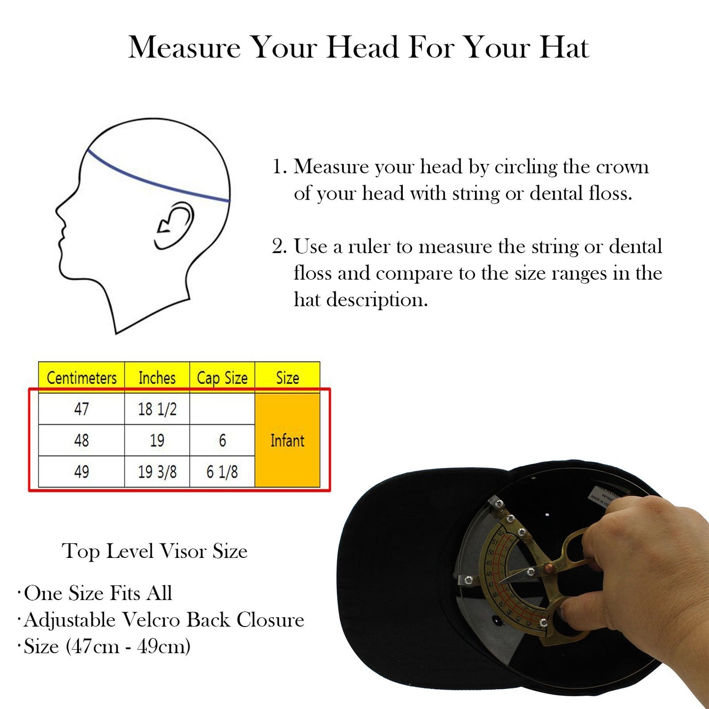 Toddler Baby Boys Girls Baseball Cap Hat-100% Durable Sturdy Polyester Hat, Blk