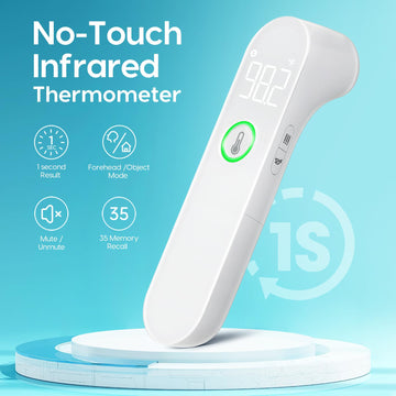 Thermometer For Adults And Kids, Fast Accurate Baby Thermometer, Fsa Hsa Eligible, Fever Alarm & Mute Mode, Baby Essentials - Li