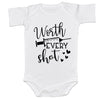 Made With Lots Of Love And A Little Science Bodysuit Ivf Baby Pregnancy Announcement Worth Every Shot Reveal Gift (0-6 Months, L