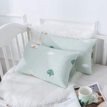 Household Cotton Jersey Knit Toddler Pillowcases, Soft And Breathable Travel Pillow Cases With Envelope Closure, For Boys And Gi