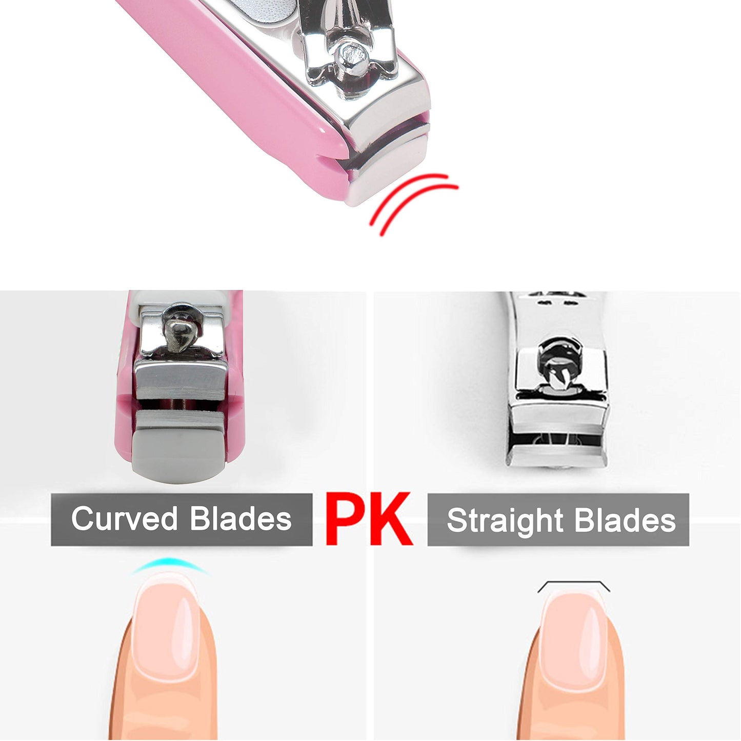 Pafason Baby Safety Nail Clipper With Nail Catcher And Baby Glass Nail File, Czech Float Glass, Stainless Steel, Ideal Shower Gi