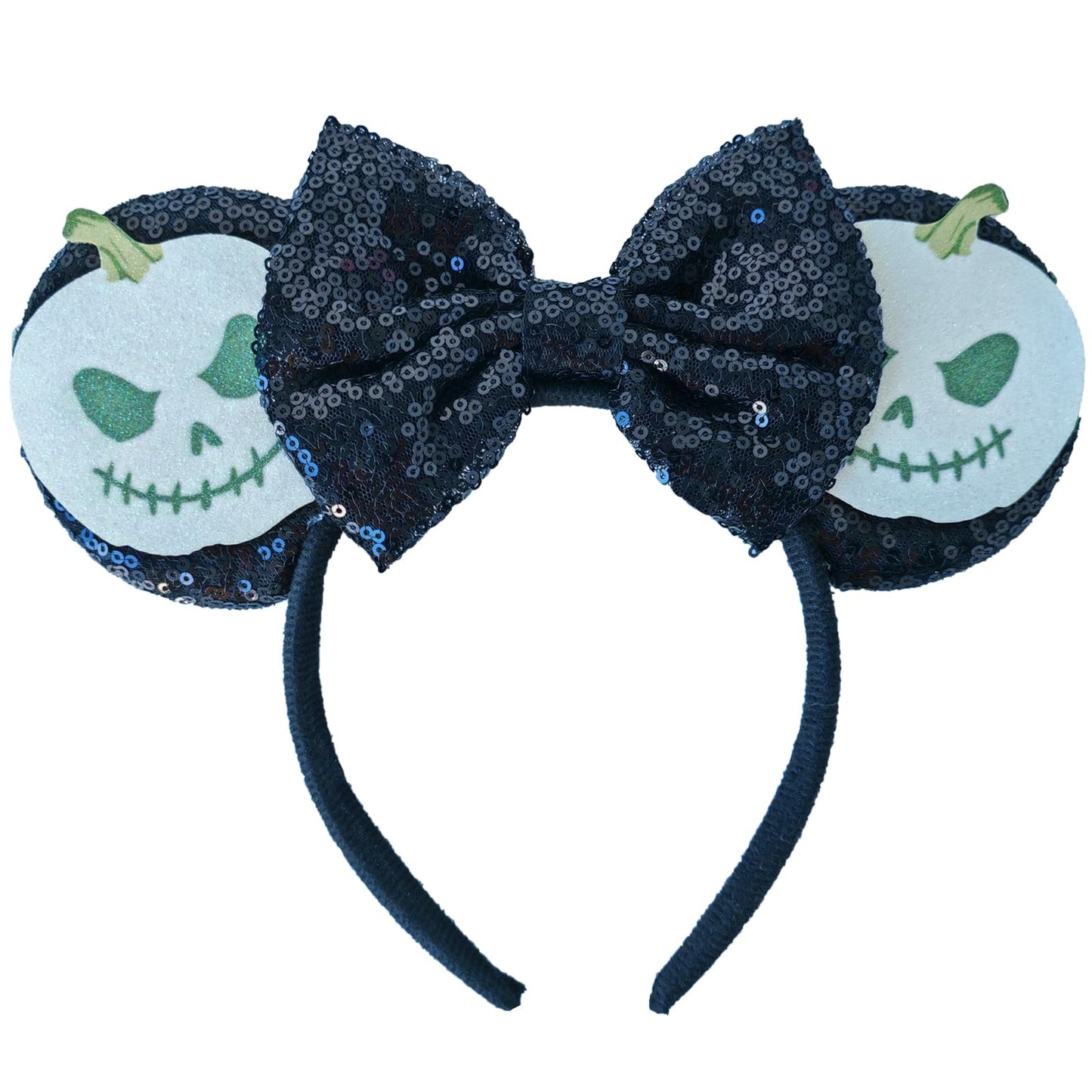 Zhennan Halloween Bow Ear Headbands 11