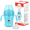 MILTON baby 2in1 Silicone Straw & Spout Mouth Sipper Water Bottle for Kids | 100% FoodGrade I BPAFree | SpillResistant I Er