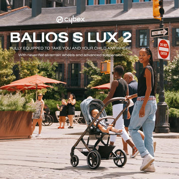 Cybex Balios S Lux Toddler And Baby Stroller With Reversible Seat, Unique One-Pull Harness, And Multiple Recline - Travel System