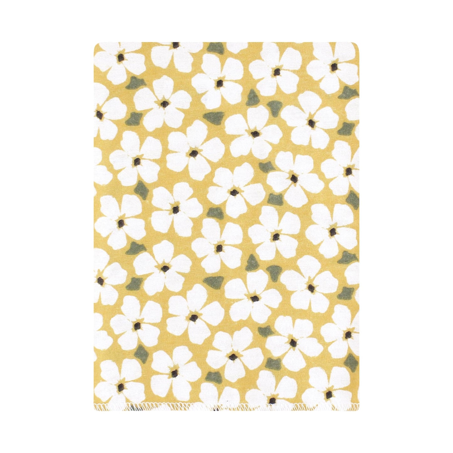 Hudson Baby Unisex Baby Flannel Burp Cloth 12Pk, Sage Floral, One Size