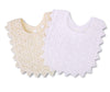 Gzmm Baby Bib For Girls,Soft Lace Baby Drool Bib 0-12 Months 2 Pack