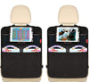Dear Auto Car Backseat Organizer - Car Seat Protector - 2 Pack - Premium Quality Car Kick Mats With 10' Tablet Holder - Extra L