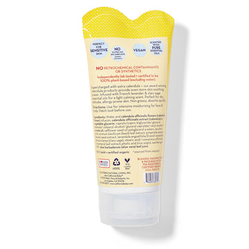 California Kids Calendula Cream | 100% Plant-Based Skin Care For Kids | Lavender Kids Lotion For Dry Sensitive Skin | Hypoallerg