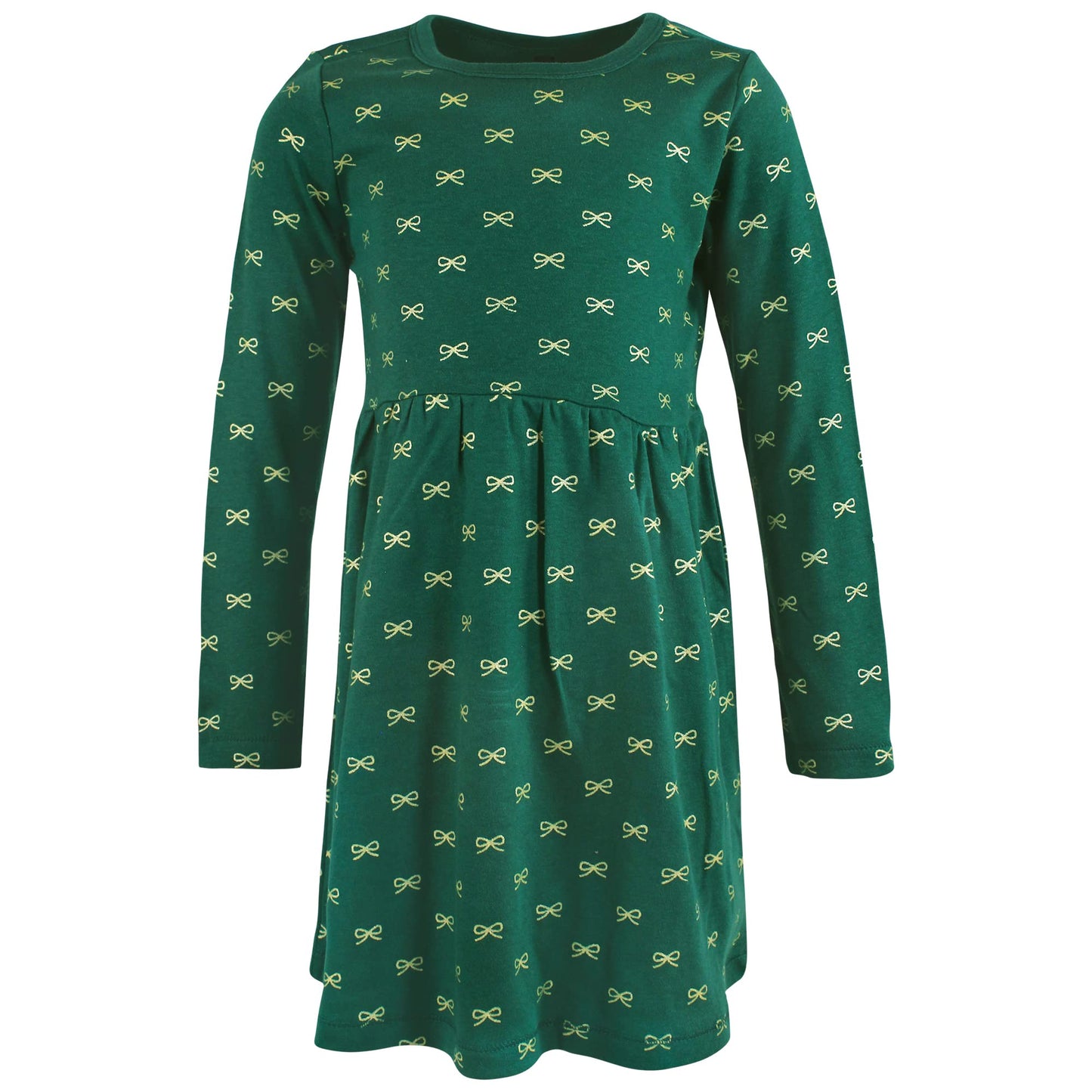 Hudson Baby Infant And Toddler Girl Cotton Dresses, Christmas Plaid, 9-12 Months