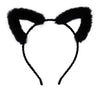 Bonnie Z. Leonardo Classic Furry Black Cat Ears Cat Ears Headband