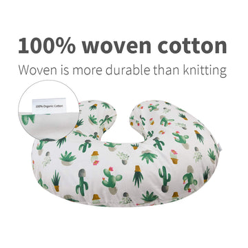 Alvababy Pillow Cover Soft And Comfortable For Breastfeeding Moms Soft Fabric Fits Snug On Infant Nursing Pillows To Mothers Whi