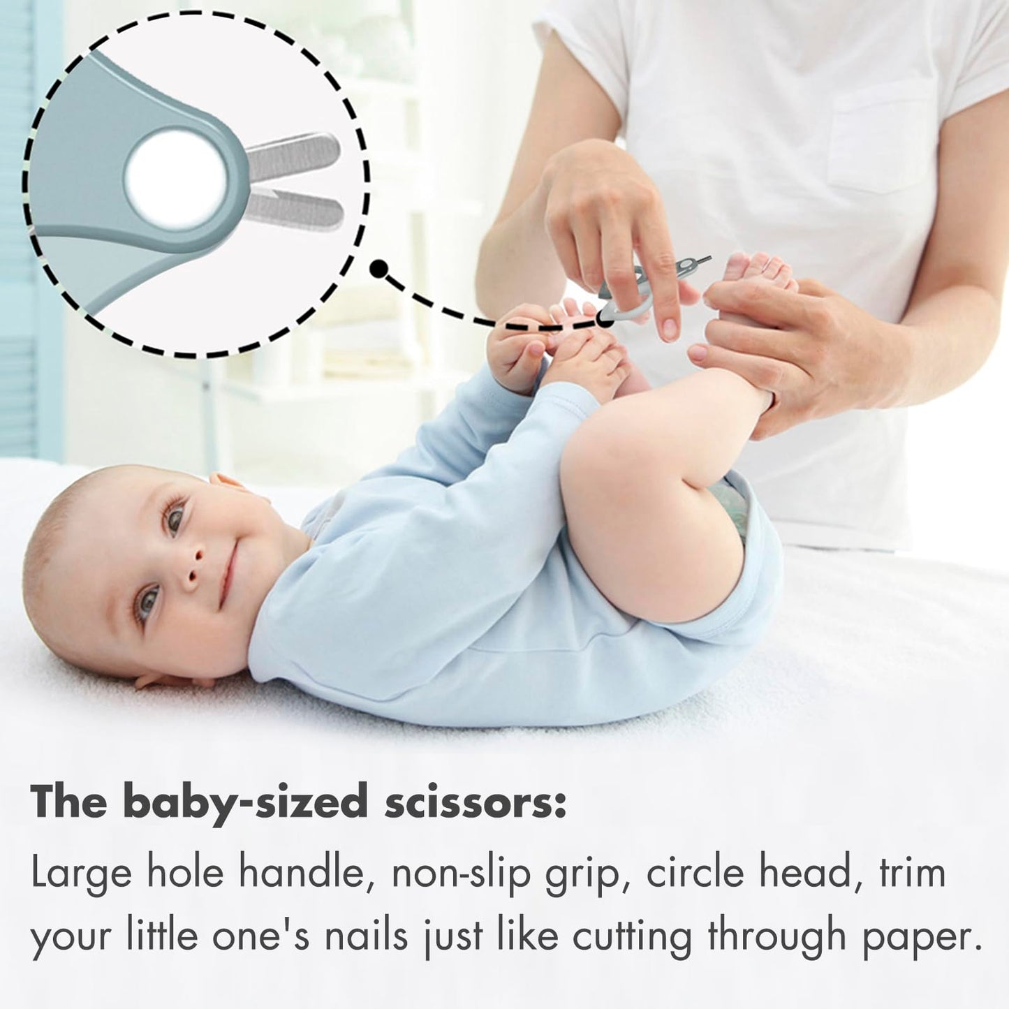 Yiveko Baby Nail Kit, 4-In-1 Baby Nail Care Set With Cute Case, Baby Nail Clipper, Scissor, Nail File & Tweezer, Baby Manicure K