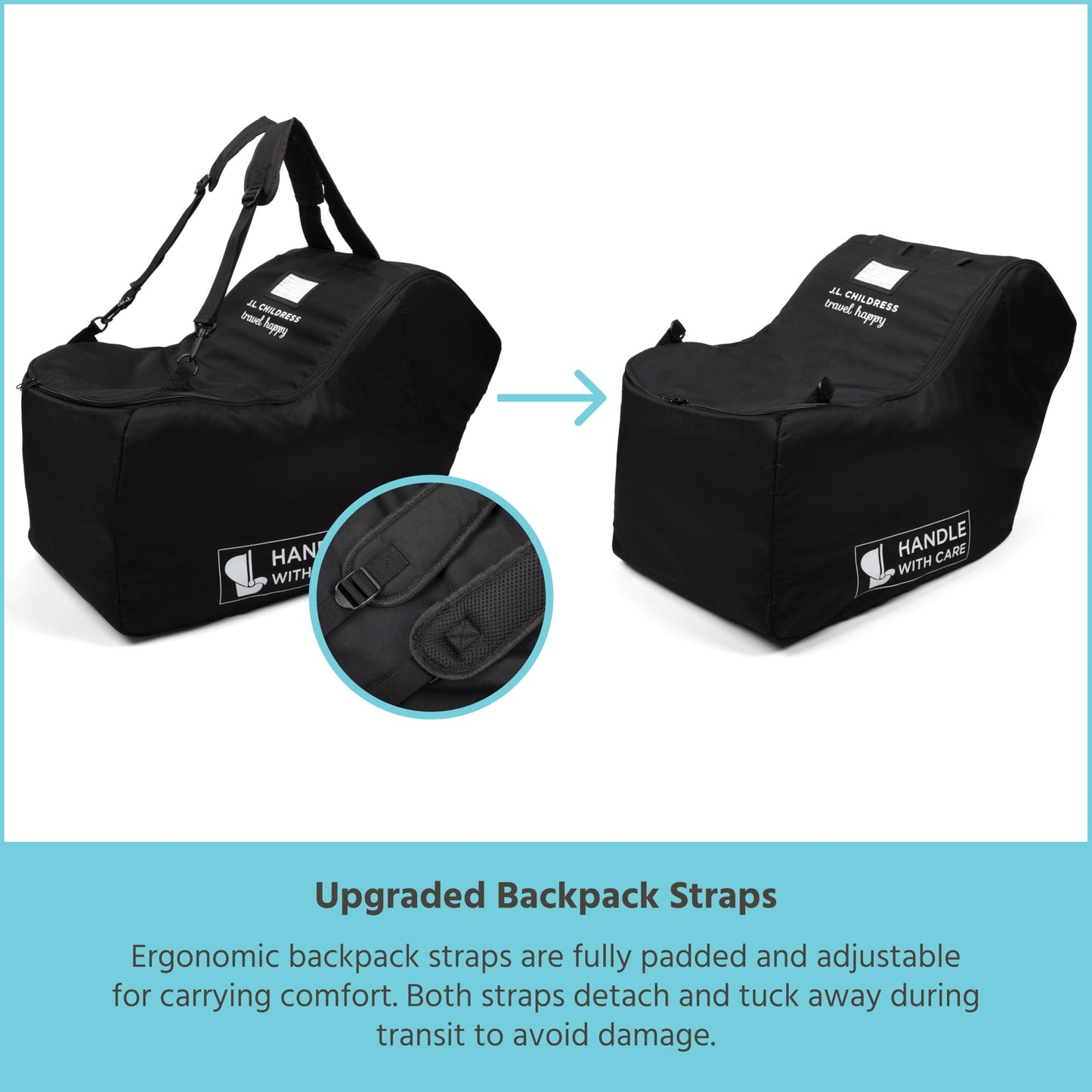 J.L. Childress Premier Padded Infant Car Seat Travel Bag