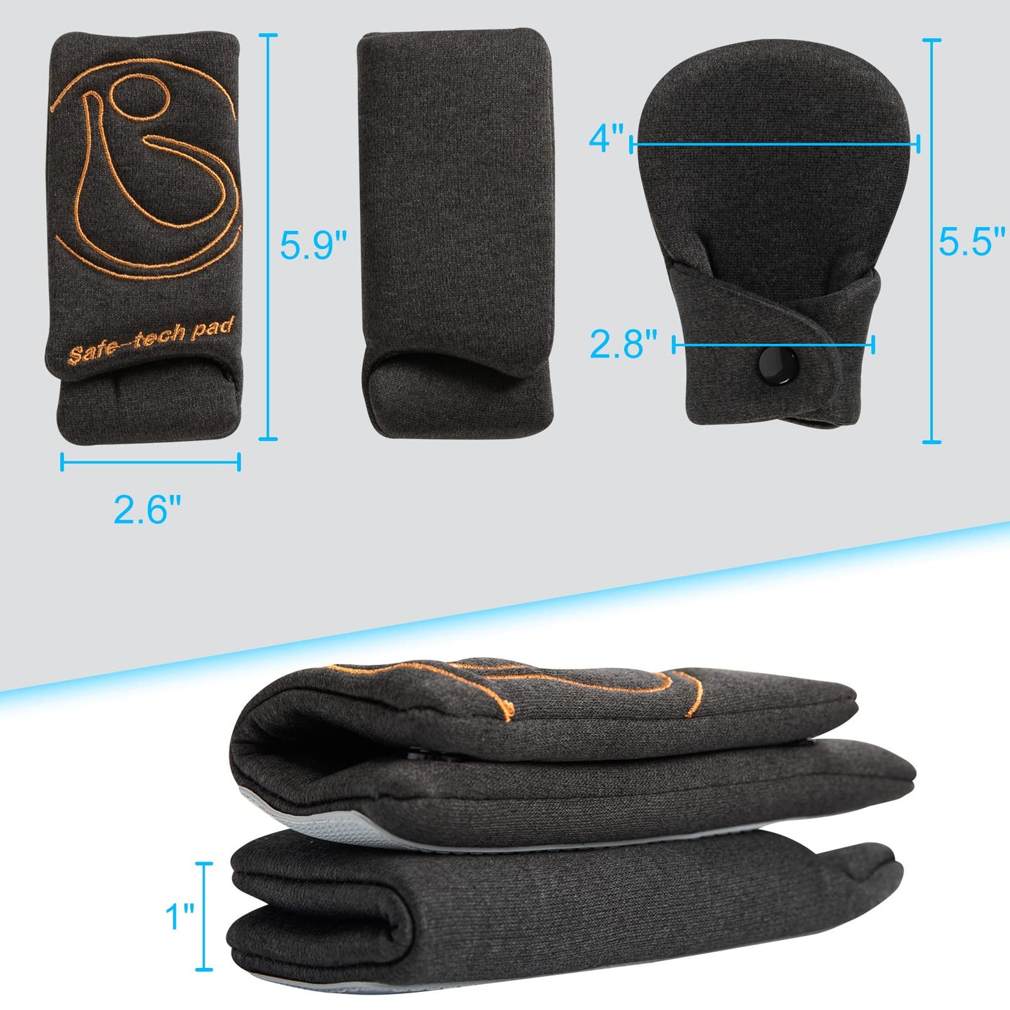 Innokids Car Seat Strap Cover Set For Baby Kids Seat Belt Covers With Crotch Pad Back Anti-Slip Design For Car Seats Pushchair S