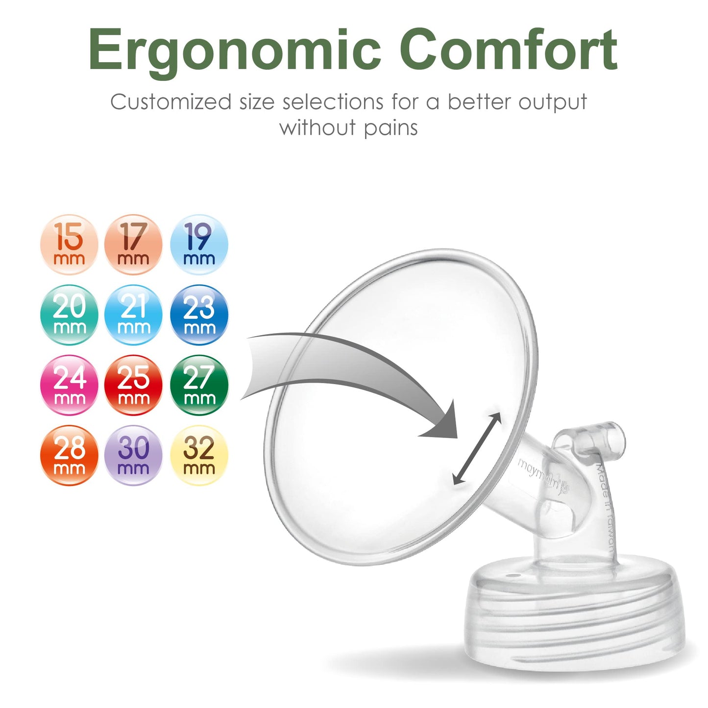 Maymom 17Mm Flange And Duckbill Valve Compatible With Spectra S1 Spectra S2 Spectra 9 Plus Not Original Spectra Pump Parts Repla