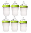 Comotomo Natural Feel 8Oz. Bottle 6 Pack - Green