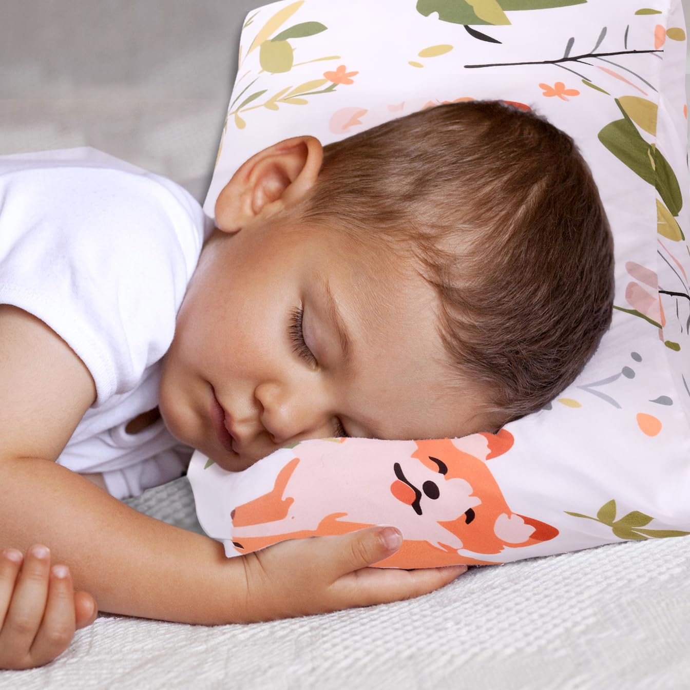 Cloele Kids Toddler Pillowcase Envelope Travel Pillowcase Baby Pillow Cover Fits Pillows Sized 12X16 Or 13X18-1 Pack Pet Dog Sma