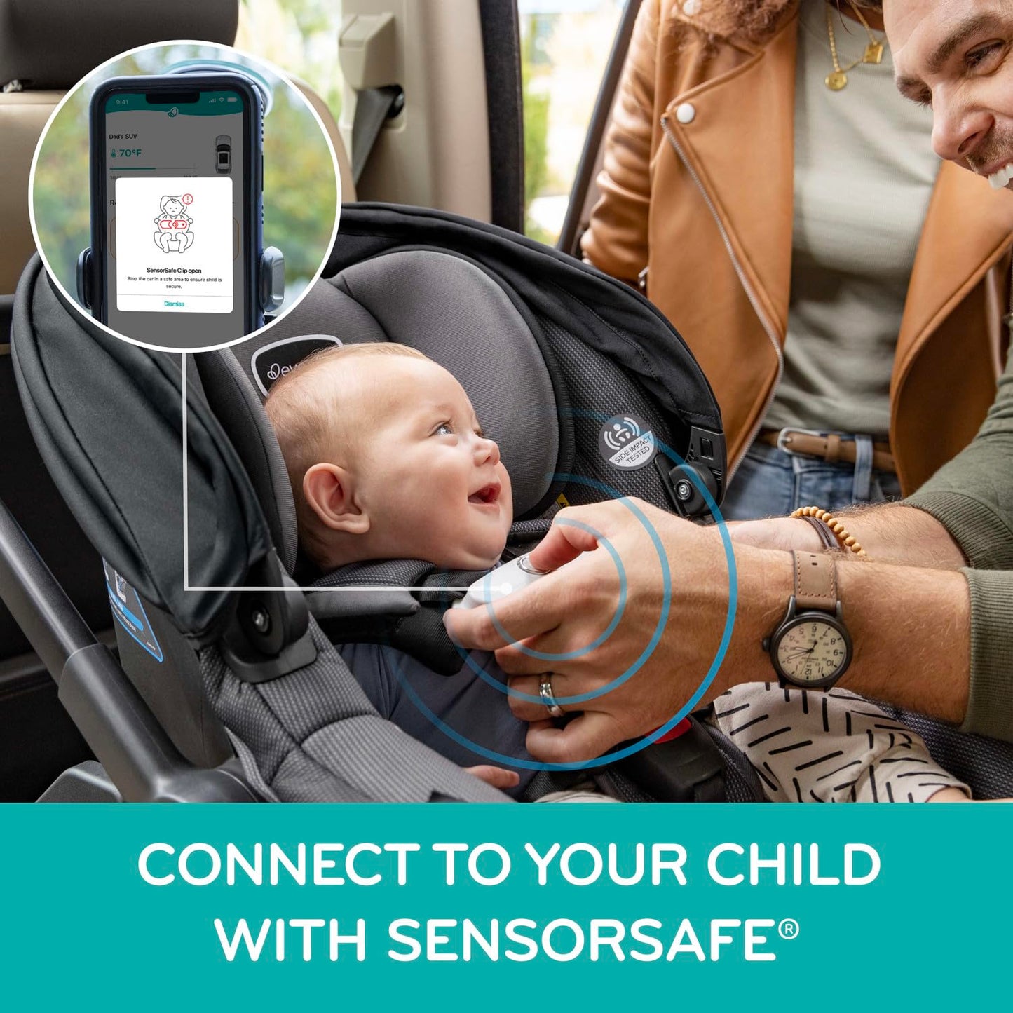 Evenflo Shyft Dualride Infant Car Seat Stroller Combo With Carryall Storage (Boone Gray)