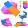 Kayfia Toddler Climbing Toys Indoor, 7-Piece Baby Foam Climbing Blocks, Colorful Soft Play Set for Toddlers 1-3, Foam Play Gym S
