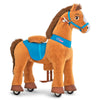 PonyCycle Ride on Horse Toys for Kids Riding Brown Horse Rocking Horse Essential Model E (with Brake/ 35.4 Height/Size 4) Ride o