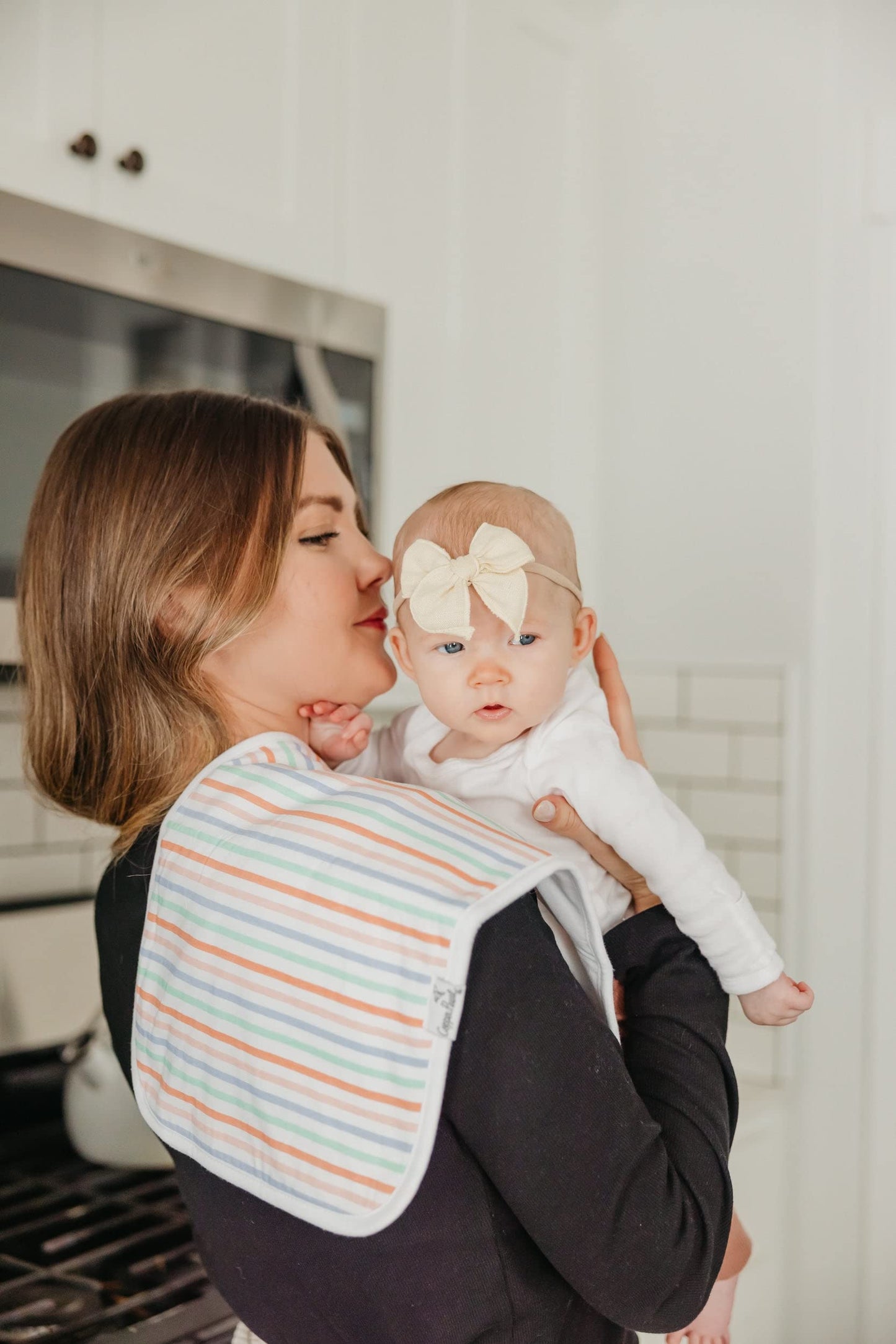 Copper Pearl Baby Burp Cloth Large 21''X10'' Size Premium Absorbent Triple Layer 3-Pack Gift Set Liberty