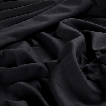 Ntbay Toddler Sheet Set - 3-Piece Microfiber Crib Sheet Set - Flat Sheet, Fitted Sheet, Pillowcase - Solid Toddler Bedding, Blac