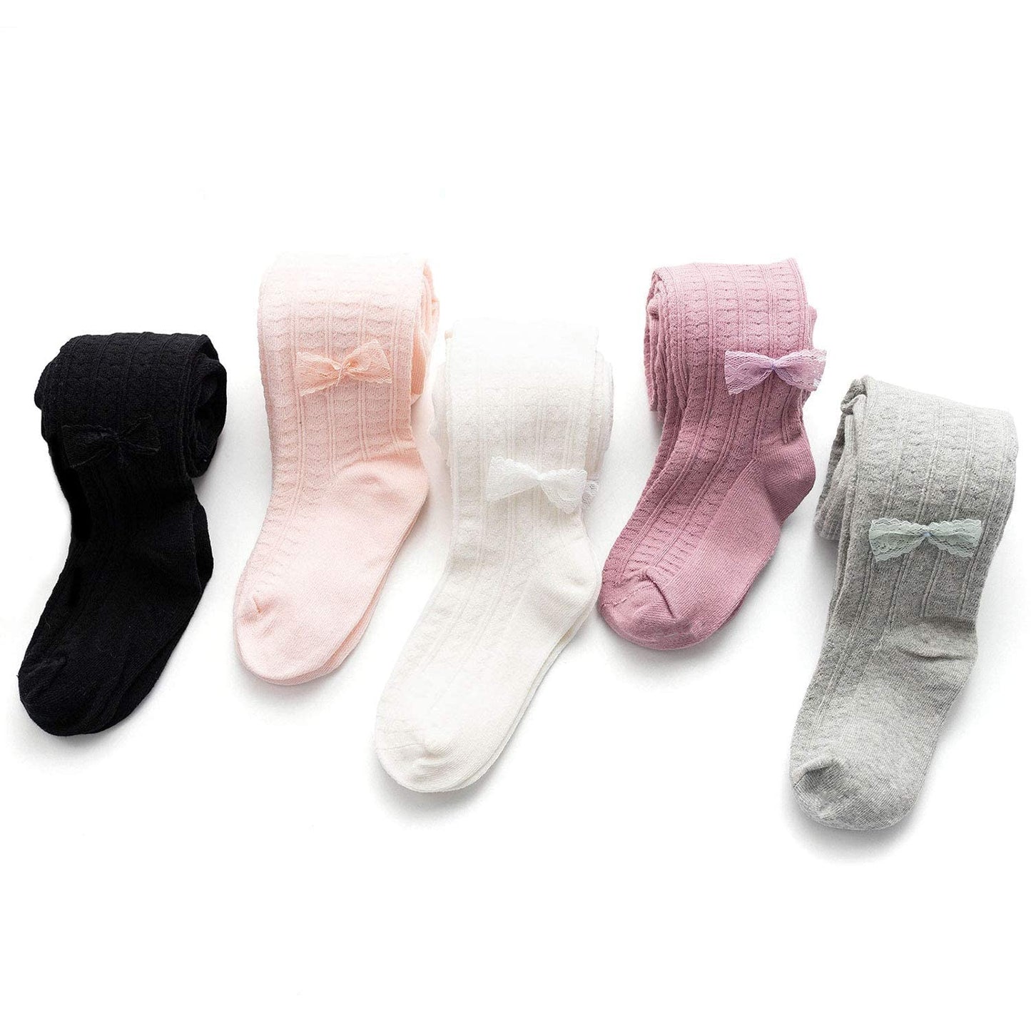 Zando Baby Tights For Girls Soft Comfortable Cotton Pantyhose Infant Seamless Leggings Toddler Thick Solid Knit Socks Warm Cute