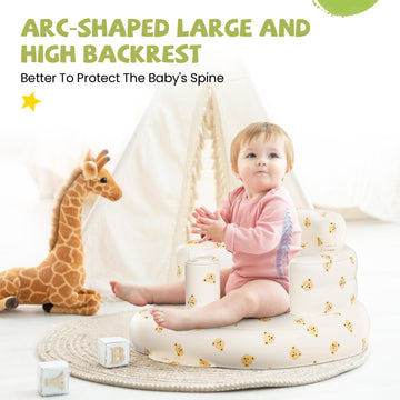 Momsnug Inflatable Baby Seat For Babies 3 Months And Up, Inflatable Baby Chair, Baby Floor Seats For Sitting Up, Baby Seats For