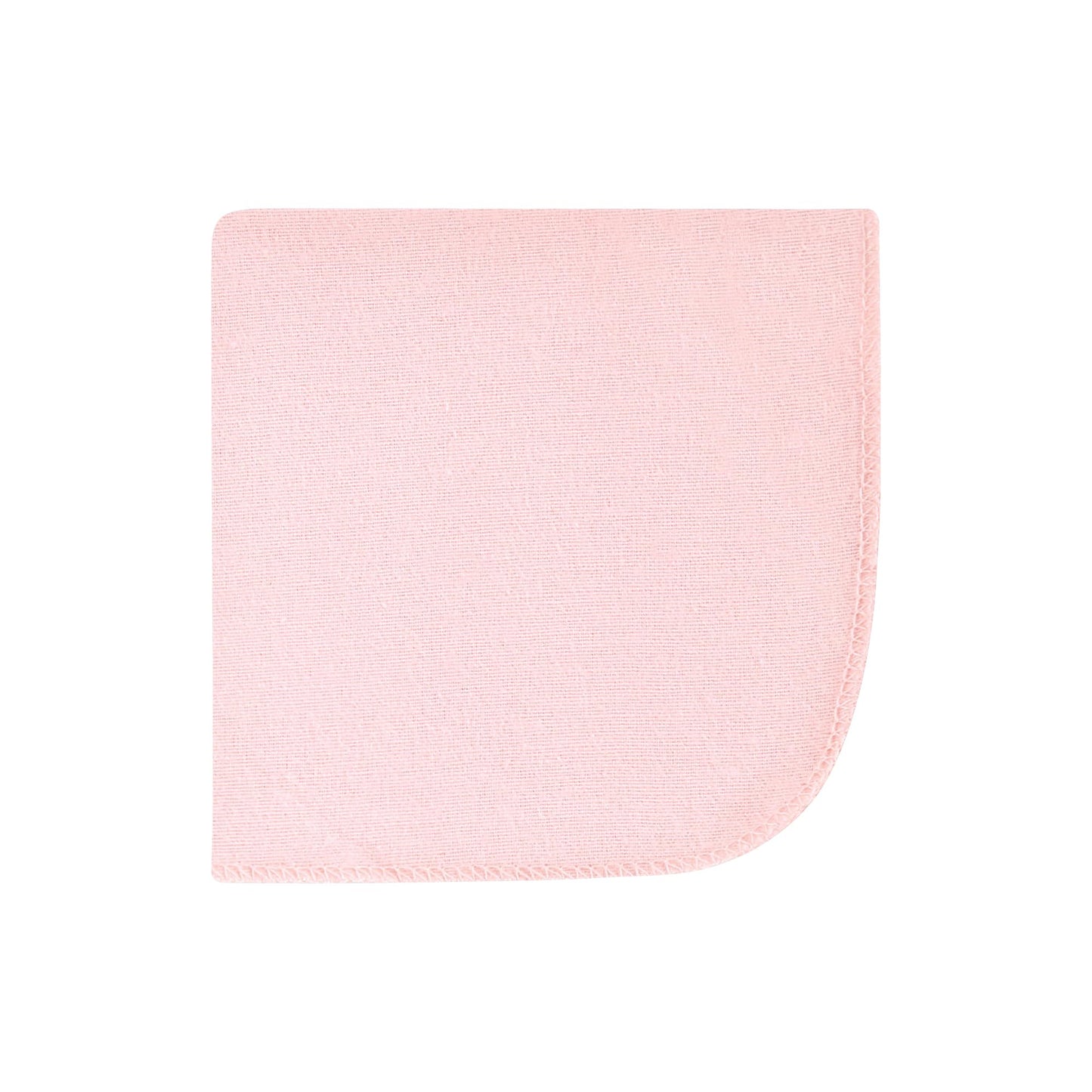 Hudson Baby Unisex Baby Flannel Cotton Washcloths 10-Pack, Wild Forest Pink, One Size