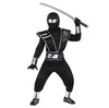 Fun World Mirror Ninja Silver Costume, Medium 8-10, Multicolor