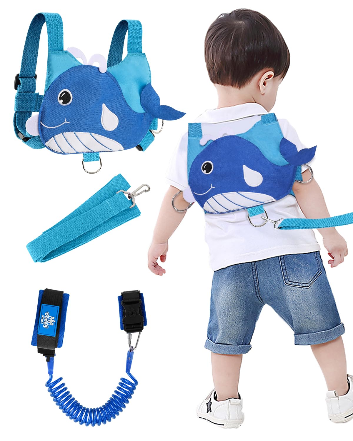 Lehoo Castle Toddler Leash For Walking, Baby Leashes For Toddlers 3-In-1, Kid Harness With Leash, Child Safety Leash Anti Lost W