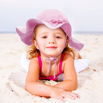 Baby Hat Sun Toddler Beach Hat Baby Girl Outdoor Hat Baby Spf Hat Upf 50+ Kids Beach Hat Baby Sunhat 12-24 Months Girl,Pink